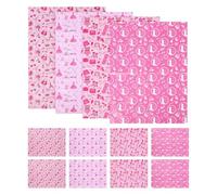 INOOMP 12pcs Bouquet Wrapping Paper Floral Sheets for Bouquets Flowers Packing Paper for Christmas Weddings Valentine S Day Birthday Parties