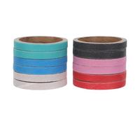 INOOMP 12pcs Colorful Bird Chewing Bagel for Parrots and Macaws, 2.3 Inch