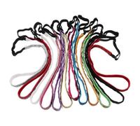INOOMP 12pcs Glitter Running Headbands, Elastic Shiny Head Bands | Women'S Elastic Headbands, Nonslip Sports Hairband for Fitness, Party Favor, Shiny Fashion Hair Accessories