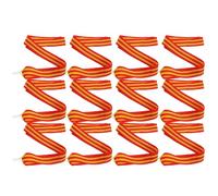 INOOMP 12pcs Medal Neck Ribbons Competition Award Ribbons 1.5in Wide Polyester Cotton Easy to Put and Take off Hang Medal Honored Happy Style for Team Competitions and Parties