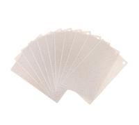 INOOMP 12pcs Microwave Mica Plates Universal Waveguide Cover Replacement for Microwave Oven Heat Resistant Mica Sheet Restoring Heating Performance Suitable for Kitchen