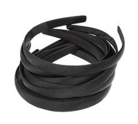 INOOMP 12pcs Plain Cloth Covered Headbands for Women Lightweight No Teeth Hair Hoops DIY Hair Accessories Comfortable Solid Color Hairbands