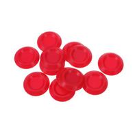 INOOMP 12pcs Red Plastic Roaches Feeder Bowls for Terrarium Insect Feeding Dish Water Storage Bowls Suitable for Leopard Gecko Bearded Dragon Chameleon Hermit Crab