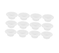 INOOMP 12pcs Swing Top Bottle Seal Gaskets in White Silicone, Convenient to Use and Easy to Store, Leakproof Replacement Sealing Gasket for Brewing, Home and Kitchen