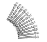 INOOMP 12pcs Tension Rods For Drum: Metal Mounting Screws For Jazz Drum Kit Accessories - Tension Rods For Percussion Instruments