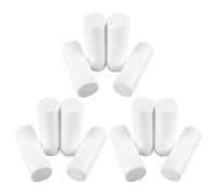 INOOMP 12pcs White Foam Cylinders for DIY Modeling and Wedding Floral Supplies, Solid Design with Smooth Surface, 15cm Polystyrene Craft Rods for ’s Arts and Crafts Projects