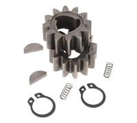 INOOMP 12t Metal Rear Wheel Gear Replacement Kit for Lawnmower and Self Propelled Mower, Stable Structure with Positioning Clip, Quiet Operation for Machine Repair and Maintenance