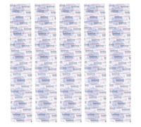 INOOMP 150pcs Blue Metal Detectable Pe Adhesive Bandages for Food Handling, Waterproof and Breathable Wound Care Patches with Water-Resistant Surface, High-Visibility for Wet