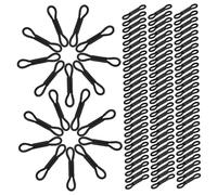 INOOMP 150PCS Chick Leg Bands for Newborns Soft Elastic Chicken Hobble for Splay Leg Correction and Lameness Treatment Flexible Sizing Poultry Brace for Day Old Chicks Easy Application