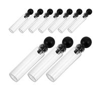 INOOMP 150pcs Mini Perfume Sample Vials Small Essential Oil Glass Vial Bottles Ball Stopper Leak Prevention for Perfume Sampler