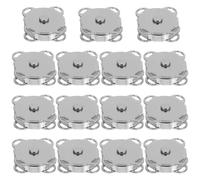INOOMP 15pairs Button Snaps Magnetic Buttons Sewing Closure Fasteners for Purse DIY Craft Easy to Sew