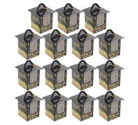 INOOMP 15pcs Graduation Treat Boxes with Tassel - Small Black Graduation Cap Candy Boxes for Party Favors and Class of 2025 Celebration Packaging