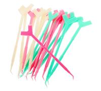 INOOMP 18pcs Eyelash Lifting Tools with Smooth Surface and Ergonomic Handle for Lash Grafting and Perming Lightweight Lash Crafting Kit in Pink Green White for Professional Eye Beauty