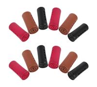 INOOMP 18pcs Heatless Perm Rod Set with Elastic Bands - Small Perming Rods 3.0cm, 3.5cm 4.0cm for Natural Waves - Non-slip Plastic Curling Rollers for Short and Long Hair Styling