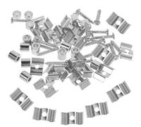 INOOMP 18pcs Metal Guitar String Trees Retainers for Electric Guitar Headstock String Guide Tree Replacement Parts for Bass Retainer