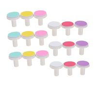 INOOMP 18pcs Nail Trimmer Replacement Pads Infant Nail Grind Head Electric Abrasive Paper Discs Safe to Use Mixed Color Trim and Polish Baby's Toenails Christmas Gift for Random Color