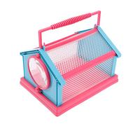 INOOMP 1pack Outdoor Bug Catcher Observation Box for Boys and Girls Portable Insect Cage Butterfly Habitat Educational Nature Exploration Toy Insect Collector Blue Pink