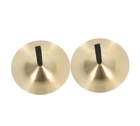 INOOMP 1pair Mini Copper Cymbals for Boys and Girls Easy to Learn Percussion Instrument for Early Education and Dance Build for Schools and Music Training