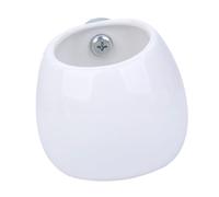 INOOMP 1pc Ceramic Squirrel Feeding Bowl White Pet Feeder for Sugar Gliders and Animals Easy to Clean Compact Design for Safe Feeding and Healthy Growth