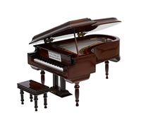INOOMP 1Pc Grand Piano Music Box Hand Held Music Box with Creative Piano Design for Birthdays Christmas and Valentine Day Piano Decoration