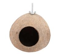 INOOMP 1Pc Handmade Coconut Shell Bird Nest Lovely Bird Nest for Garden Decoration for Outdoor Use Provides Safety From Predators and Elements