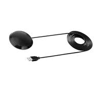 INOOMP 1Pc USB Condenser Microphone for Laptop Round Conference Mic with Long USB Cable Plug Play Design for Accurate Voice Capture Online Meetings and Streaming