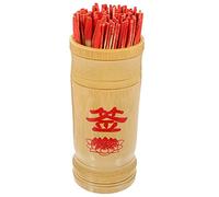 INOOMP 1Set Chinese Divination Game Sticks Bamboo Fortune Sticks with Bucket for Traditional Fortune Telling and Family Fun