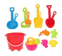 INOOMP 1Set Summer Beach Sand for Outdoor Playing Kit with Bucket Rake and Molds for Fun the Sand for Family Bonding and Creative Play