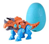 INOOMP 1Set Take Apart Dinosaur Educational DIY Dinosaur Egg with Random Styles Engaging Assembly for Promotes Imagination Hands Skills for Home Classroom
