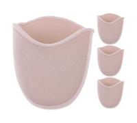 INOOMP 2 Pairs Ballet Shoes Covers and Pointe Shoes Protectors with Double Layer Design Knitted Fabric and Sebs Material Providing Cushioning and Reducing Foot Fatigue for Women