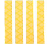 INOOMP 2 Pairs of Yellow Drumstick Antiskid Caps Made from Irradiation Cross-linked Polyethylene with Repeatable Water Washing and Easy Operation, Anti Slip Covers for Drum Players,