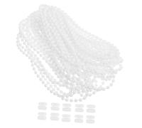 INOOMP 2 Set Vertical Blind Bead Chain Replacement Cord with Connectors Roller Shade Rope for Living Bedroom Bathroom Easy to Install Fittings for Roman Venetian Window Blinds