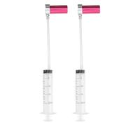 INOOMP 2 Sets DIY Lipstick Mold Tool for Handmade Lipstick and Lip Balm Making, Aluminium Material, for Family Project and Personal Use Random Color