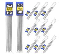 INOOMP 20 Boxes Automatic Pencil Lead Refills Pencils Refills Hb Black Resin Consistent Writing for Sketching Students Professionals