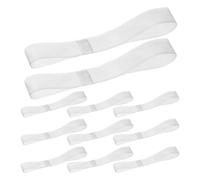 INOOMP 20 Pairs High Heel Shoe Straps with Tpu Material Adjustable and Detachable Elastic Heel Straps for Secure Fit during Shopping and Dances in Spring and Autumn