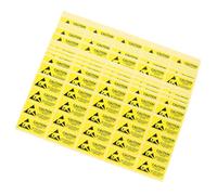 INOOMP 200 Pcs Self-Adhesive ESD Caution Labels for Electrical Devices Anti-Static Warning Stickers with Clear Visible Signs Static Adhesive Decals for Sensitive Electronics Safety