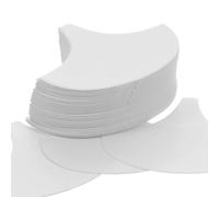 INOOMP 200pcs Paper Piecing Shell Shape Paper Piecing Templates Quilting Sewing Tool White DIY Construction DIY Marking Pattern for Embroidery and Painting