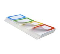 INOOMP 200pcs Writable Name Tags Stickers Self-Adhesive Labels Name Stickers for Boys and Girls School Supplies Storage Organization