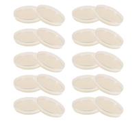 INOOMP 20pcs 9cm Agar Petri Dishes Prepoured Nutrient Plates for Microbiology Studies and Student Science Projects Portable Support Healthy Culture Growth Beige Agar Plates