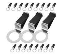INOOMP 20pcs Black Car Air Vent Clip Aromatherapy Diffuser Holder Car Air Freshener Clips for Essential Oil Diffuser Compatible with Auto Conditioner Vents