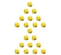 INOOMP 20pcs Decorative Miniature Chicks Pvc Figurines