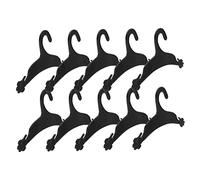 INOOMP 20pcs Dog Paw-shaped Pet Clothes Hanger Rack Pet Garment Drying Rack for Cats and Dogs Compact and Portable Design for Travel and Home Use