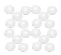 INOOMP 20pcs Fire Sprinkler Head Cover Plates Plastic Escutcheon Trim 15/20mm Universal Fire Sprinkler Plate Skirt for Ceiling and Wall Pipe Gap Protection