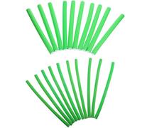 INOOMP 20pcs Hair Roller Set for Home Use, Rubber Material Heatless Curlers Designed to Prevent Frizzy Hair and Create Curls, Styling Tool for Daughter or Wife Color