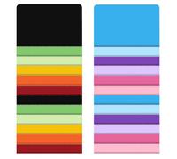 INOOMP 20pcs Mini Journals Set A6 Lined Notepad with Colourful Paper Covers for Travel and Meeting Notes, Portable Pocket Notebooks for Students and Women, Organised Note Random Color