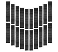 INOOMP 20pcs Mourning Armband Black Football Mourning Armband, Polyester, Quick Adhesive Closure, Nonreflective Surface, for Adults and Elderly, Memorial Service and Sports