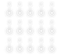 INOOMP 20pcs Pvc Inflatable Swimming Ring Nozzles, Air Valve Accessories for Swimming Float, One-click Reusable Air Mattress Nozzle Set for Pool and Outdoor Recreation