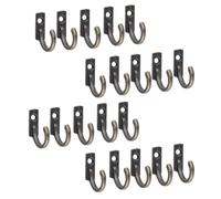 INOOMP 20pcs Retro Zinc Alloy Wall Hooks for Home, Small Vintage Clothes