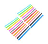 INOOMP 20pcs Scrapbook Journal Elastic Band Accessory Stretchy Band Silicone Creative Decorative Simple Design Convenient to Use Fixing for Office and School Supplies