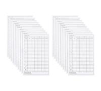 INOOMP 20pcs Sheets Golf Scorecard-Scorecard Holder-Laminated Yardzee Score Card Mini Accessories Score Cards with Rules on The Back Golfs Score Coated Paper Golf Stuff